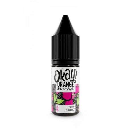 Okay Orange - Cherry Liquorice - Nic Salt - 10ml