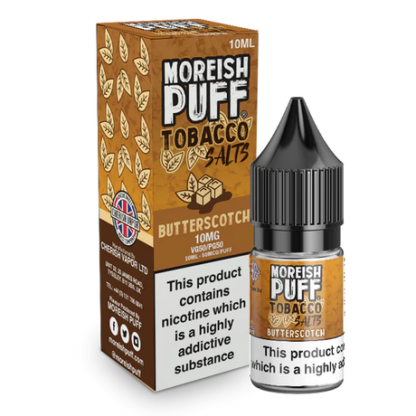 Moreish Puff - Butterscotch Tobacco - Nic Salt