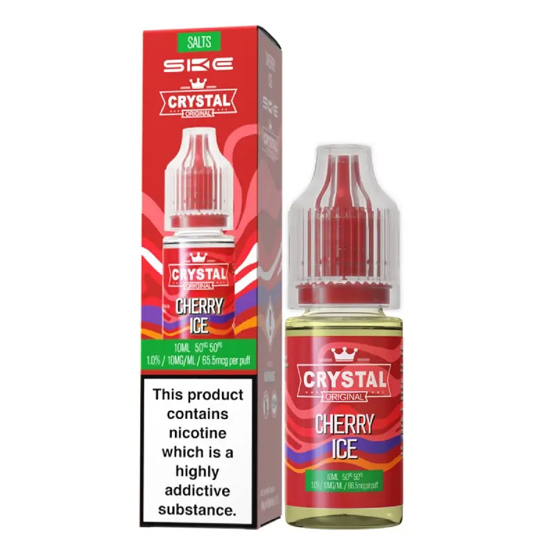 SKE Crystal V2 - Cherry Ice - Nic Salt - 10ml