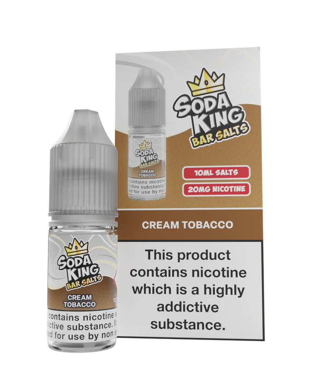 Soda King - Bar Salts - Cream Tobacco