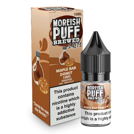 Moreish Puff - Brewed - Maple Bar Donut - Salts - 10ML