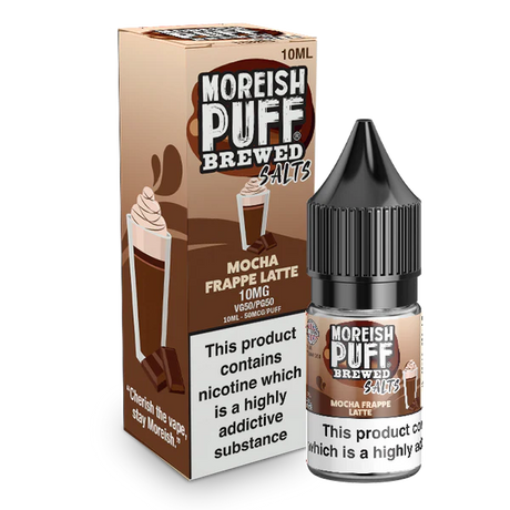 Moreish Puff - Brewed - Mocha Frappe Latte - Salts - 10ML