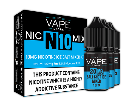 My Vape - Nix Mix Kit - 10MG - Ice Nic Salt -N10