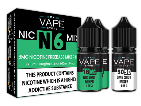My Vape - Nix Mix Kit - 6MG - Freebase - N6