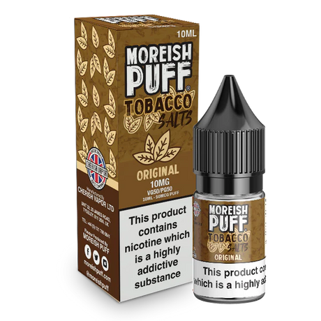 Moreish Puff - Original Tobacco - Nic Salt