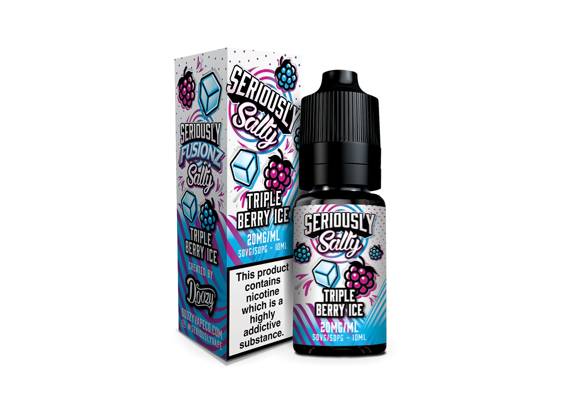 Seriously Salty - Nic Salt -  Triple Berry Ice 10ml