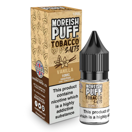 Moreish Puff - Vanilla Tobacco - Nic Salt