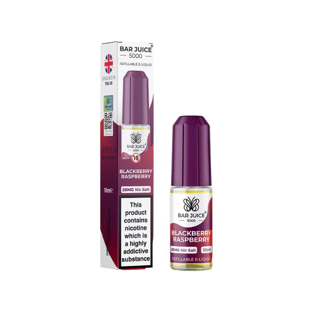 Bar Juice - Blackberry Raspberry - Nic Salts - 10ml