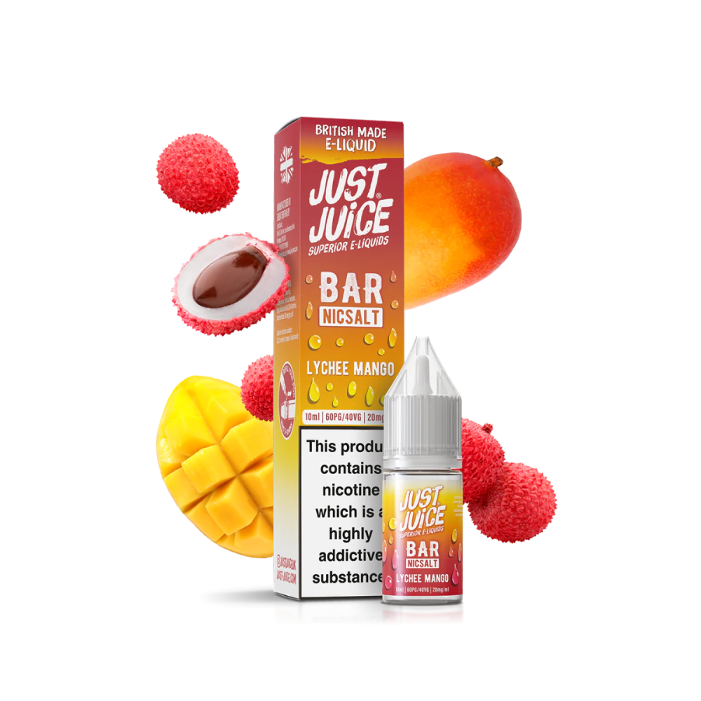 Just Juice Bar Juice - Lychee Mango - Nic Salt - 10ml