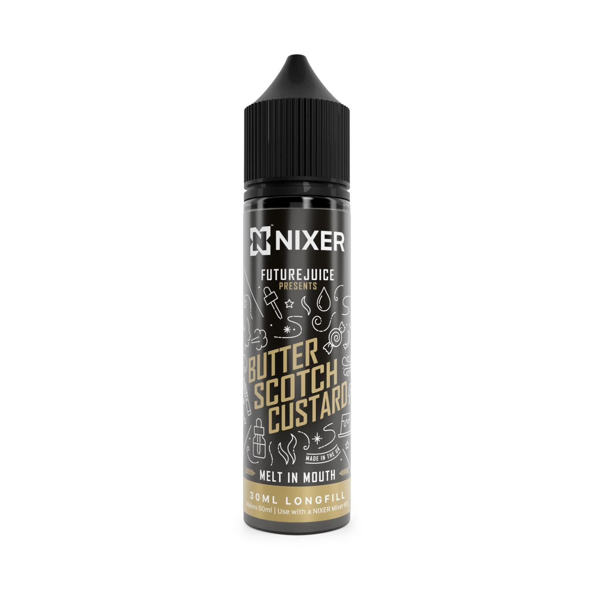 Nixer - Future Juice - Butterscotch Custard - 30ML Longfill