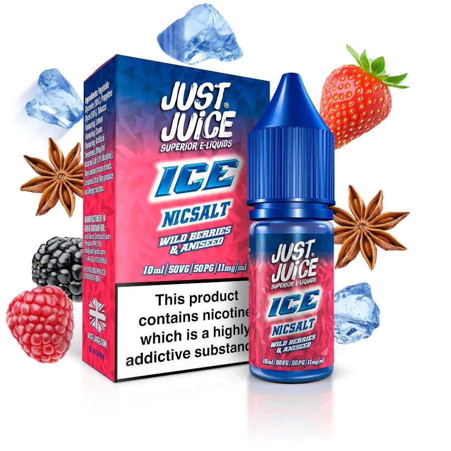 Just Juice - Wild Berries & Aniseed Nic Salt 10ml