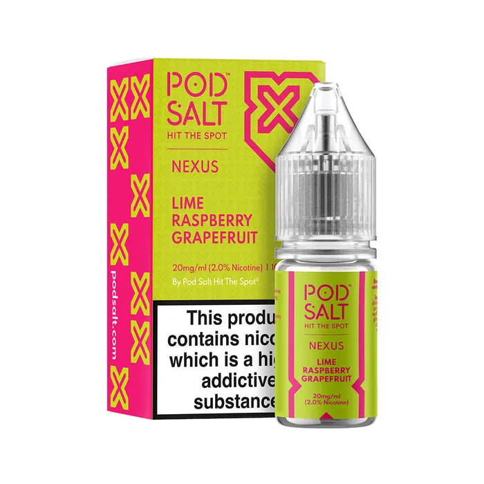 Nexus by Pod Salt Lime Raspberry Grapefruit NIc Salt 10ML