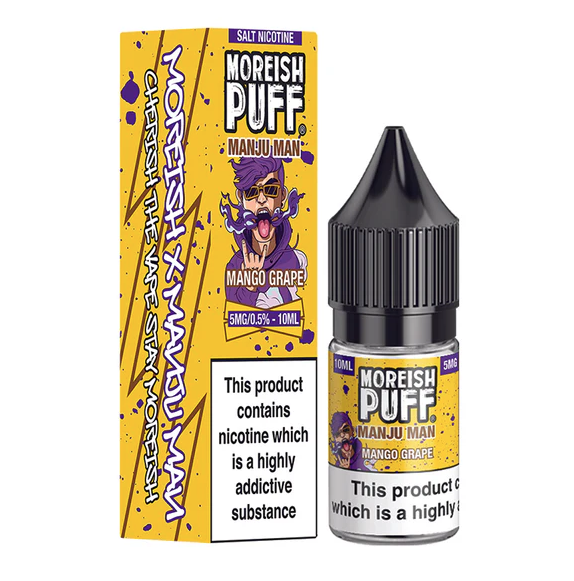 Moreish Puff -  Manju Man - Mango grape - Nic Salt