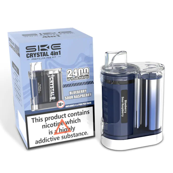 SKE Crystal - 4in1 - 2400 Puff - Pre-filled Vape Kit
