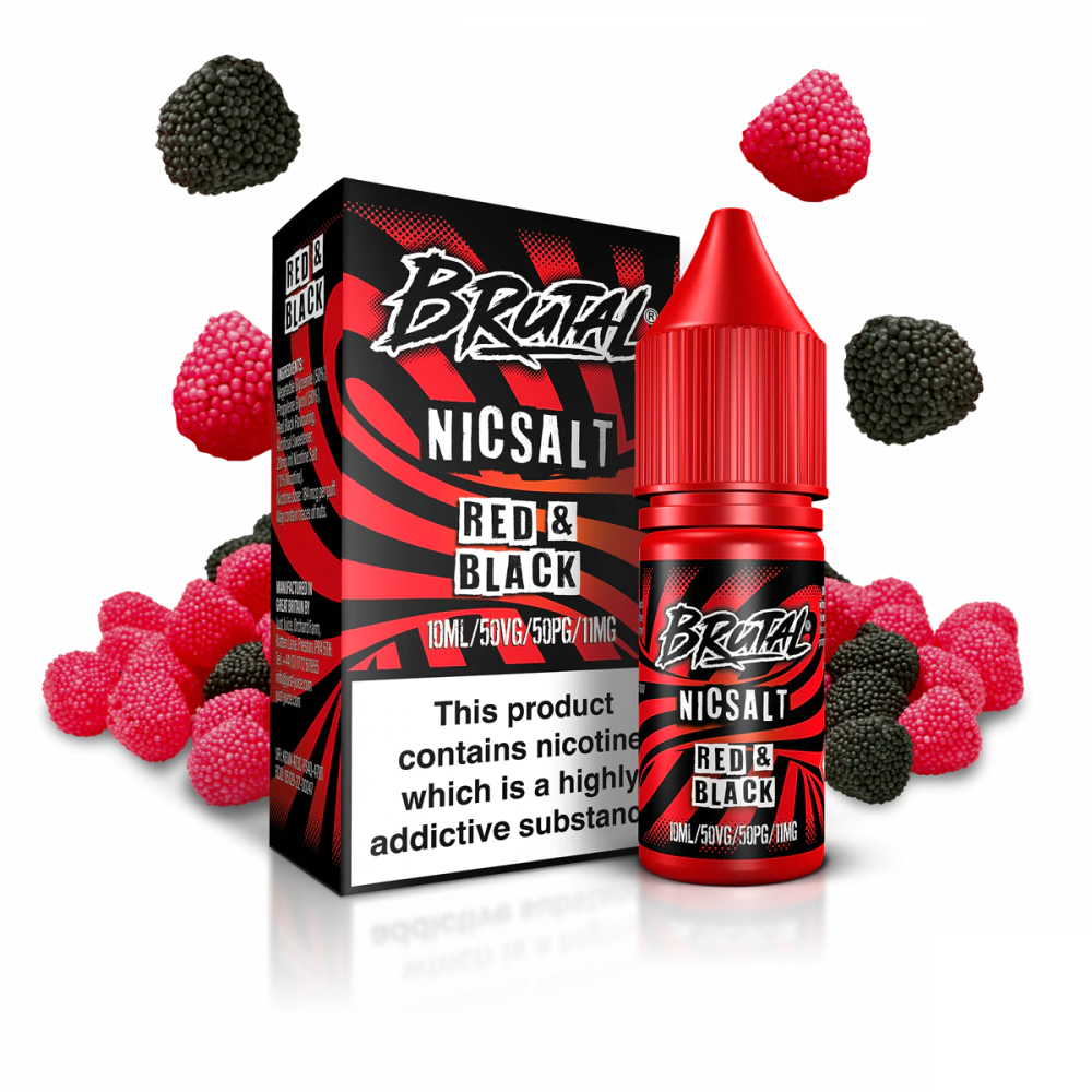 Brutal - Red & Black - Salts - 10ML - My Vape Store UK