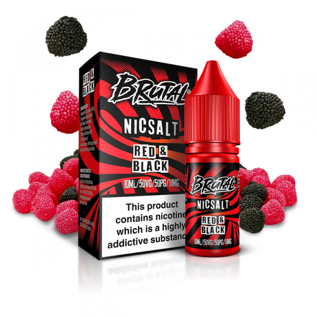 Brutal - Red & Black - Salts  - 10ML - My Vape Store UK