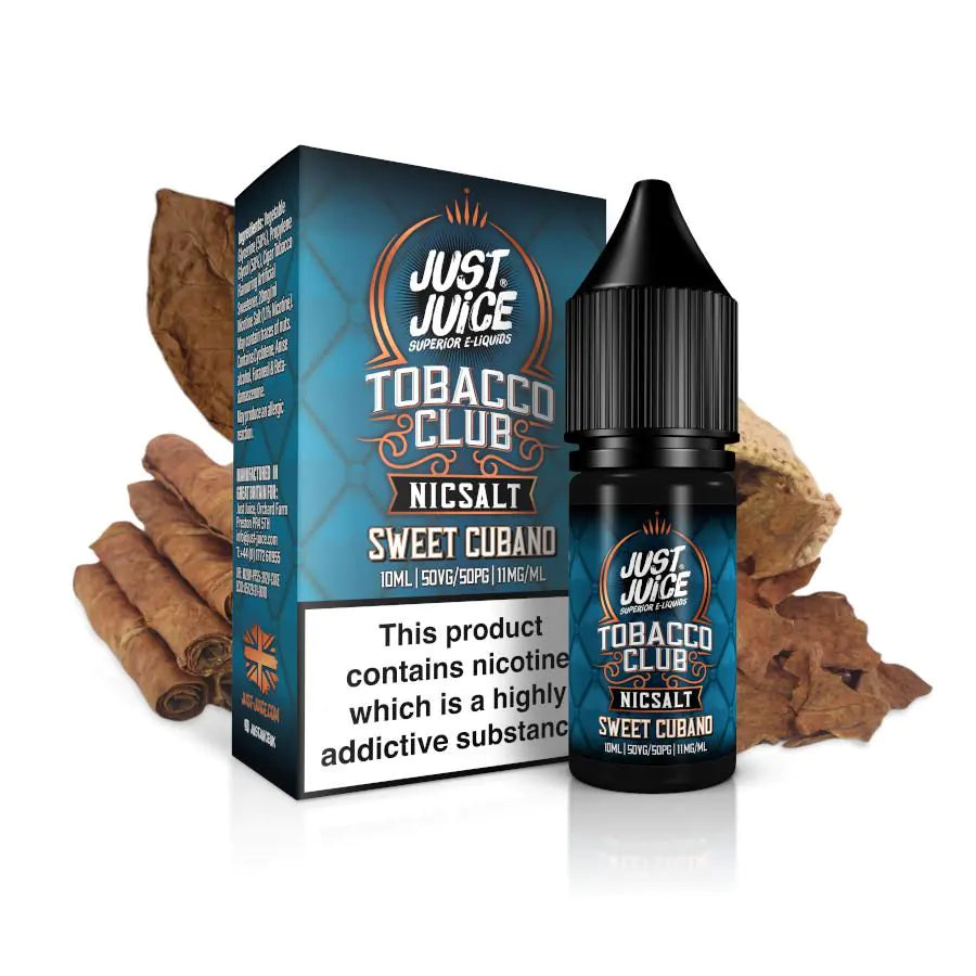 Just Juice Sweet Cubano Tobacco Nic Salt 10ml