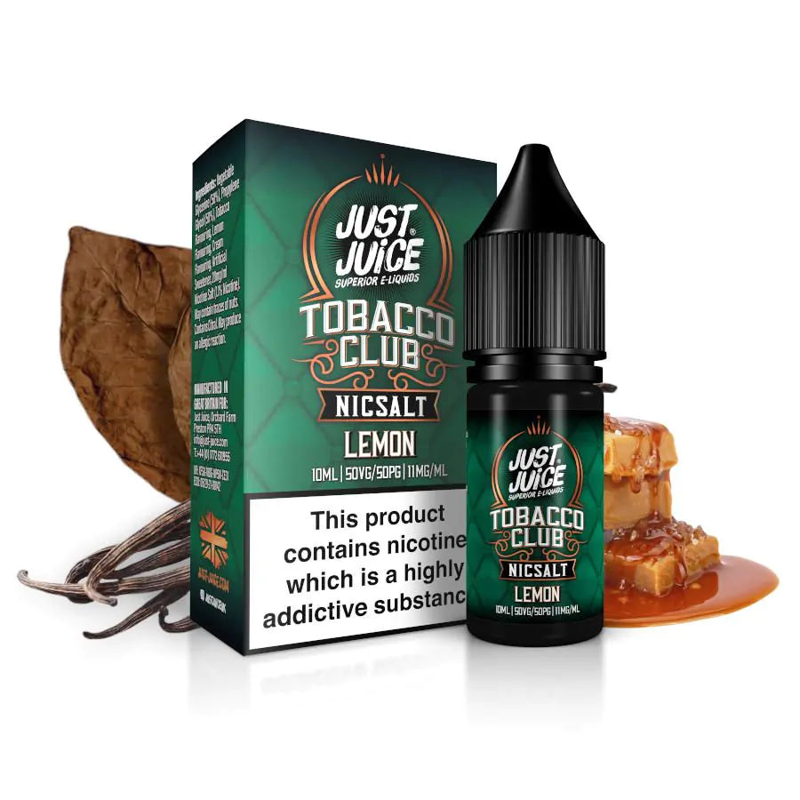 Just Juice - Lemon Tobacco - Nic Salt - 10ml