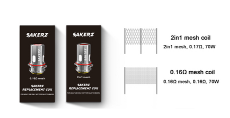 Horizontech - Sakerz - Coils - My Vape Store UK