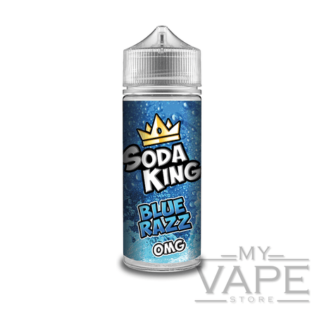 Soda King - Blue Razz - 100ml Shortfill - 0mg - My Vape Store