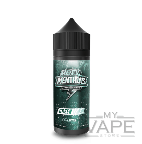 Mental Menthols - Green Ice - 100ml Shortfill - 0mg - My Vape Store