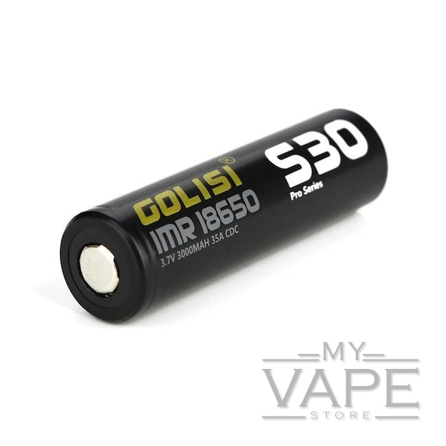 Golisi - S30 3000MAH - 18650 Battery (SINGLE BATTERY) - My Vape Store