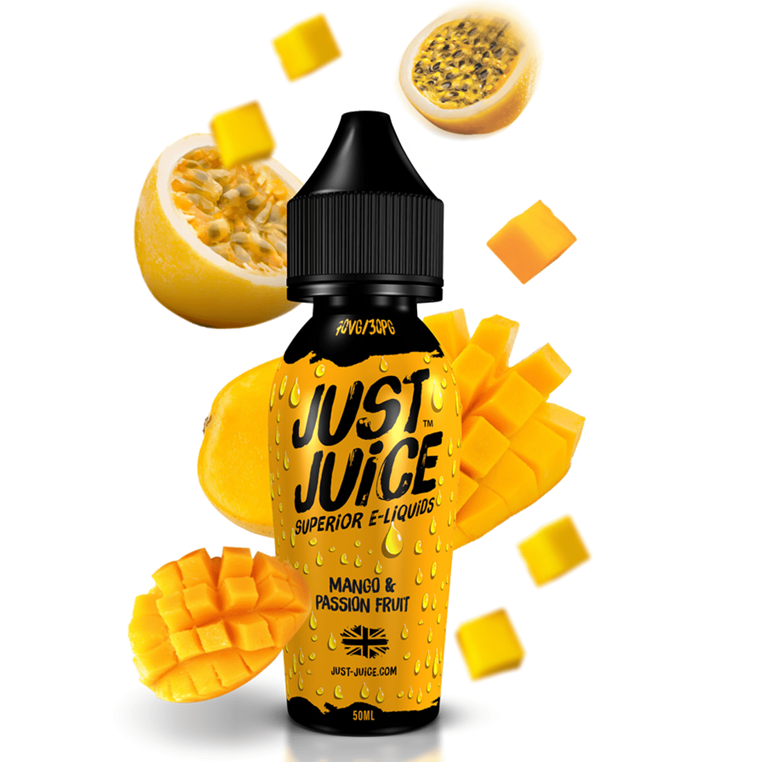 Just Juice - Mango & Passionfruit 50ml Shortfill - 0mg - My Vape Store