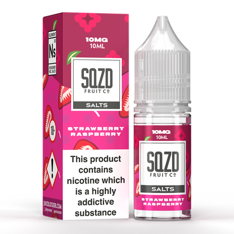 SQZD - Strawberry Raspberry - Nic Salt - 10ml - My Vape Store