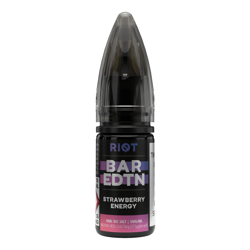 Riot Squad - BAREDTN - Strawberry Energy - 10ml - My Vape Store UK