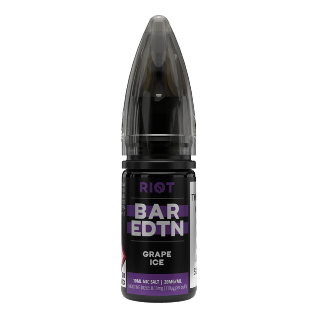 Riot Squad - BAREDTN - Grape Ice - 10ml - My Vape Store UK