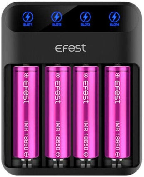 Efest - Lush - Q4 - Intelligent - LED Charger - 4 Battery 
