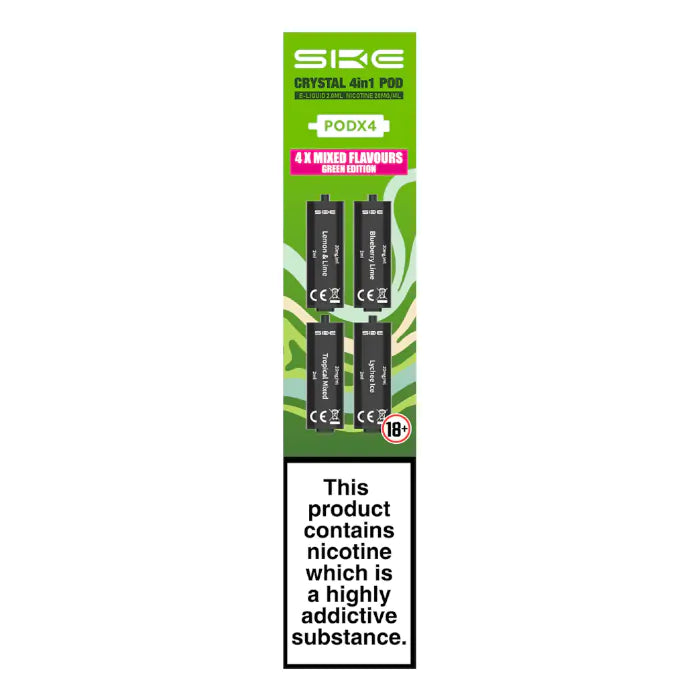 SKE Crystal - 4in1 - Pre-filled Vape Pods 