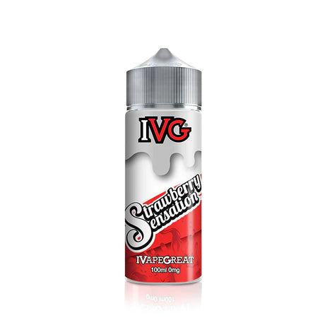 IVG Strawberry Sensation 100ml 0mg 