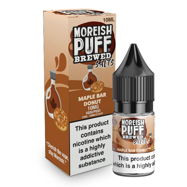 Moreish Puff - Brewed - Maple Bar Donut - Salts - 10ML