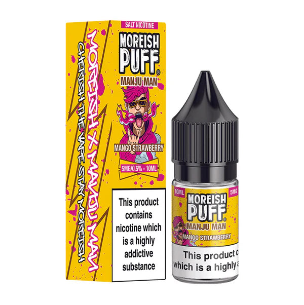 Moreish Puff - Manju Man - Mango Strawberry - Salts - 10ML