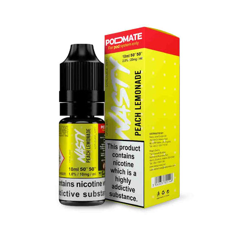Nasty Juice PODMATE - 10ml Salts - Peach Lemonade 