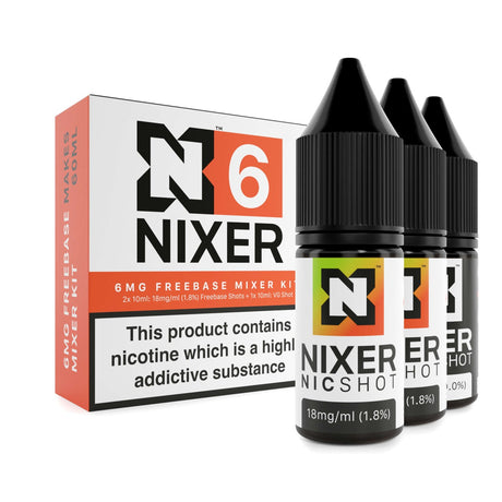 Nixer N3 - 6mg Freebase Mixer Kit 