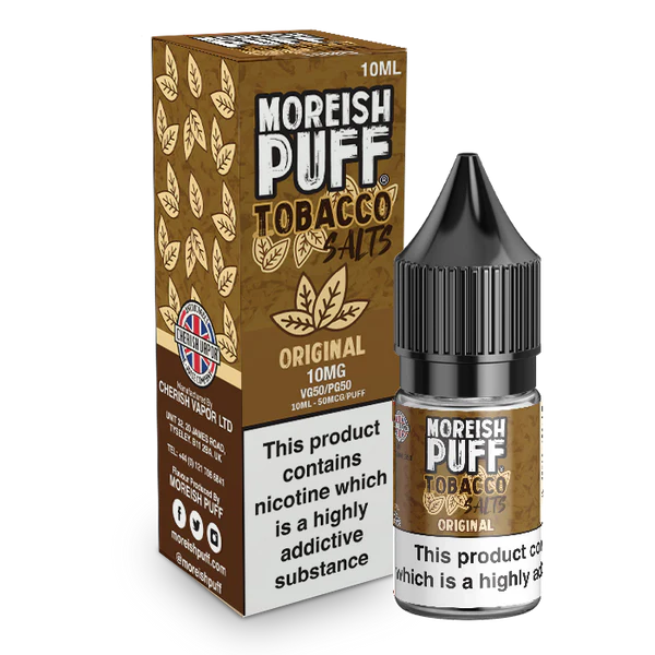 Moreish Puff - Original Tobacco - Nic Salt