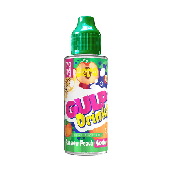 Gulp Drinks - Passion Peach Cooler - 100ml - My Vape Store UK