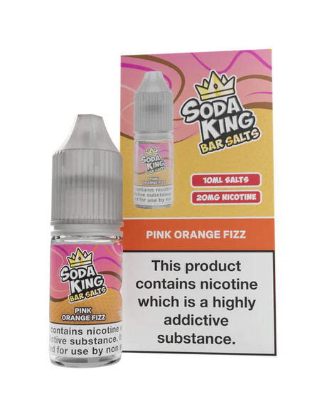 Soda King - Bar Salts -Pink Orange Fizz - My Vape Store UK