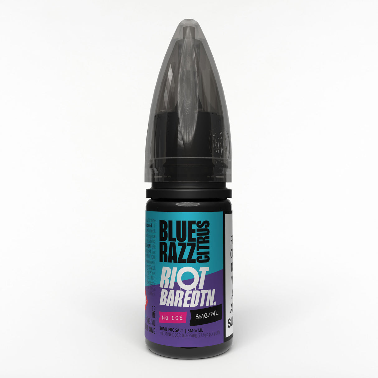 Riot Squad - BAREDTN - No Ice - Blue Razz Citrus  - 10ml