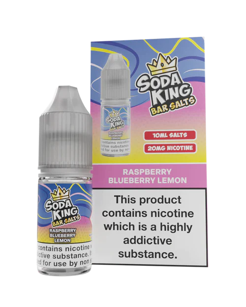 Soda King - Bar Salts - Raspberry Blueberry Lemon - My Vape Store UK