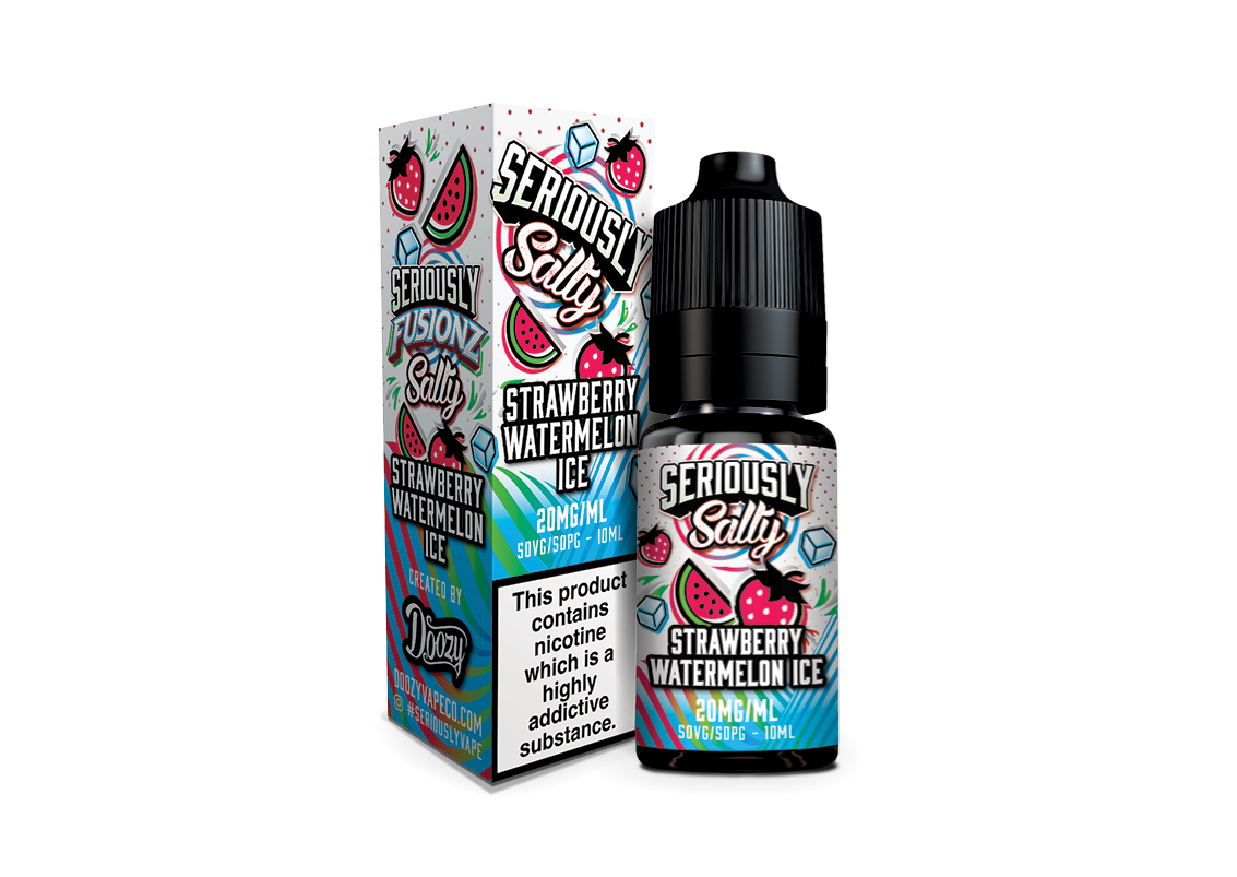 Seriously Salty - Nic Salt - Strawberry Watermelon Ice 10ml 