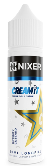 Nixer - Cream it - Creamy Custard - 30ml - Longfill 