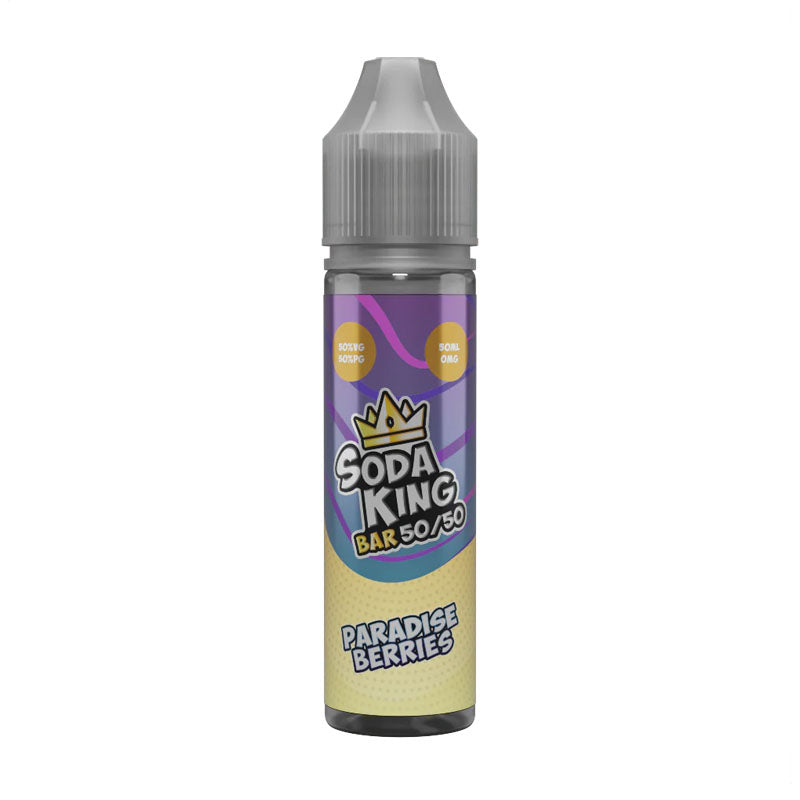 Soda King Bar Series Paradise Berries 50/50 -0mg- 