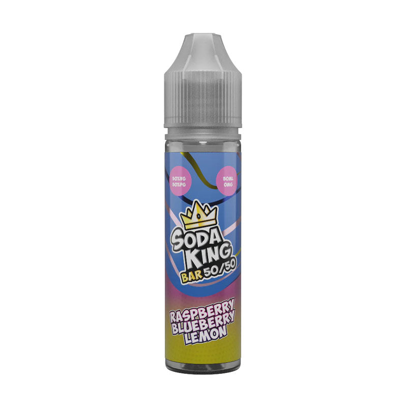 Soda King Bar Series Raspberry Blueberry Lemon 50/50 -0mg 