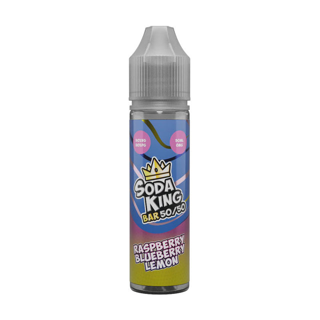Soda King Bar Series Raspberry Blueberry Lemon 50/50 -0mg 