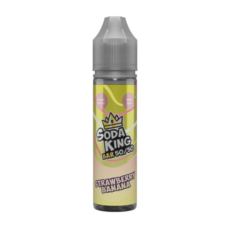 Soda King Bar Series Strawberry Banana 50/50 -0mg- 