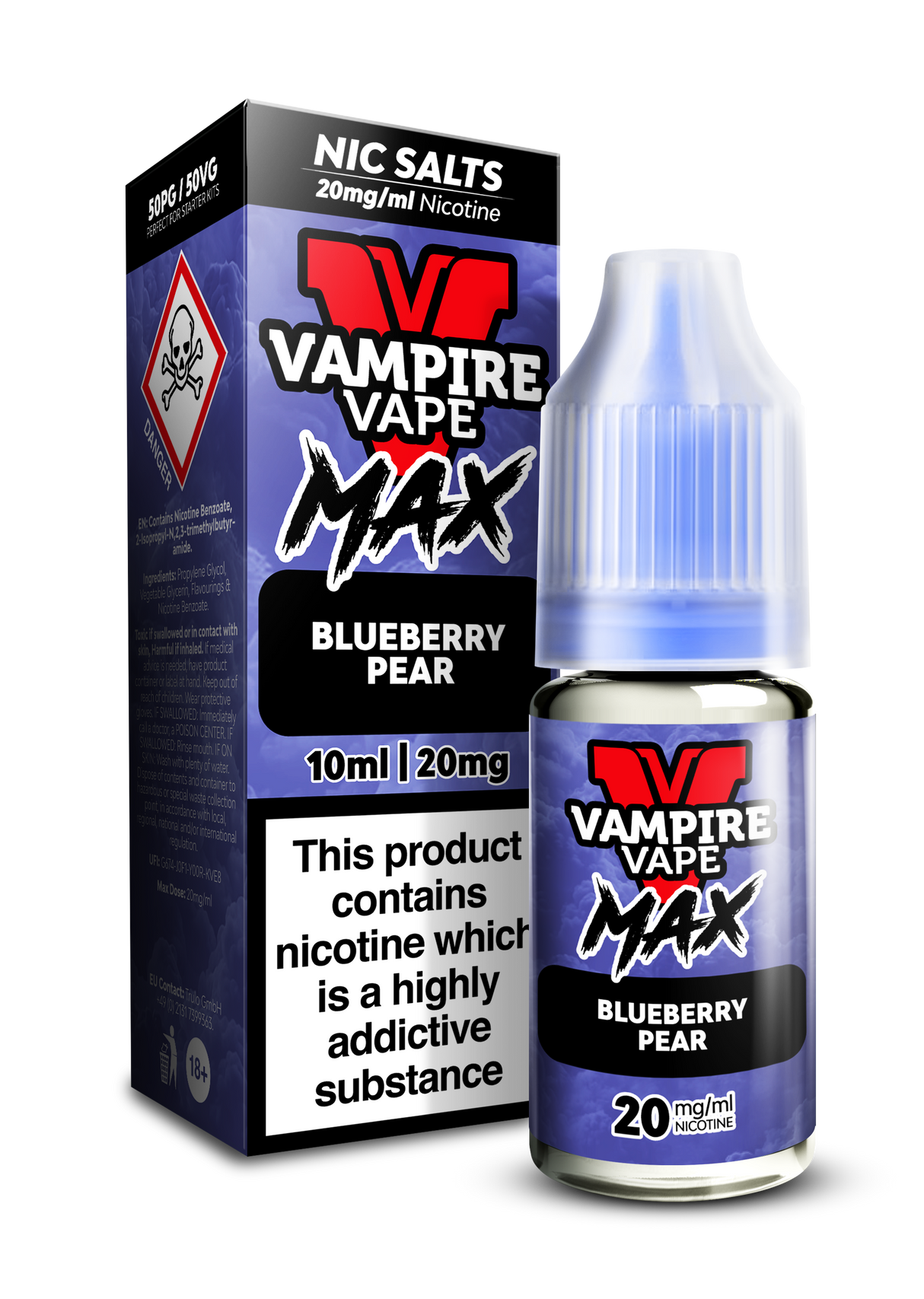 Vampire Vape Max Salts Blueberry Pear 