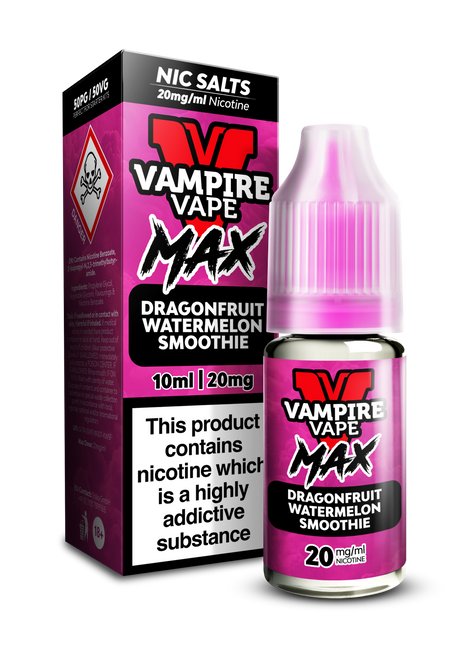 Vampire Vape Max Salts Dragonfruit Watermelon Smoothie 